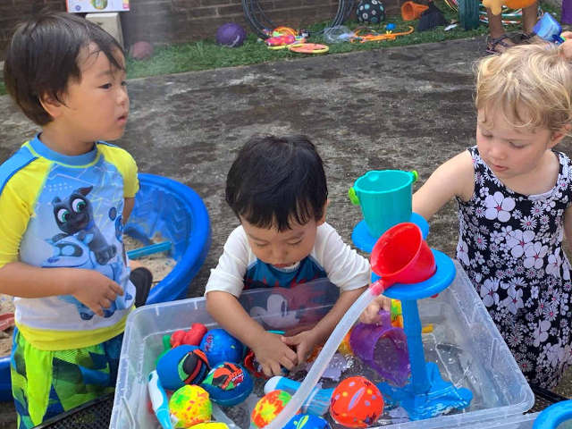 Children Playing Outdoors